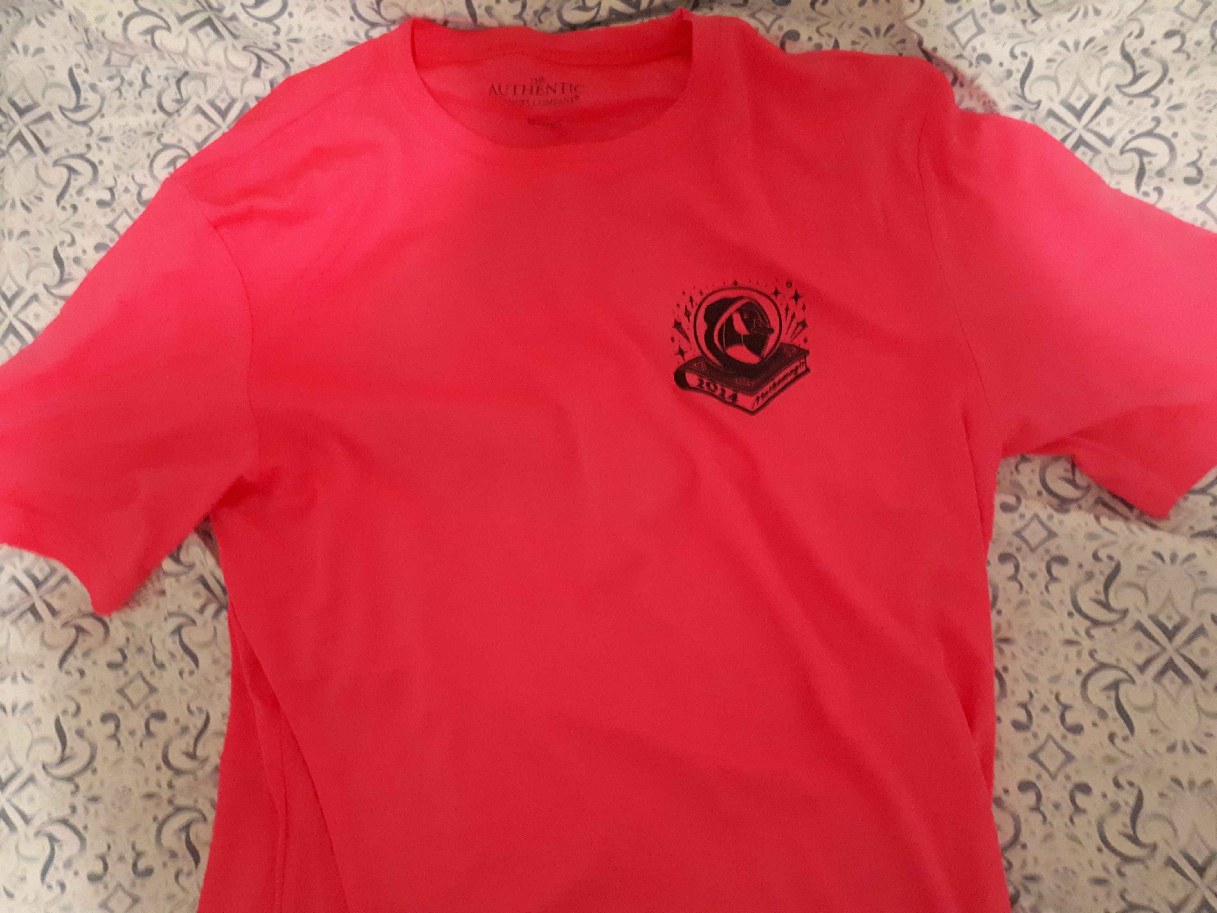 Front of leader shirt